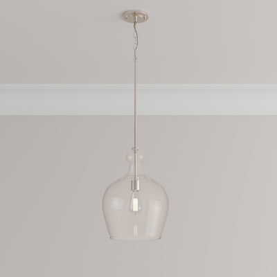 16'' Corra Brushed Nickel 1 Light Pendant