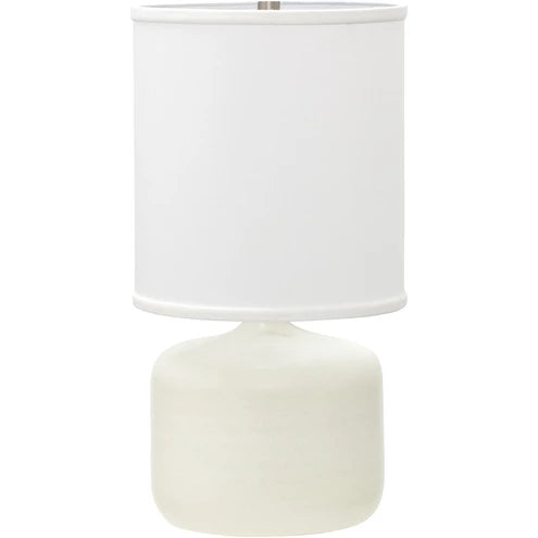 19.5-inch Scatchard White Gloss Table Lamp