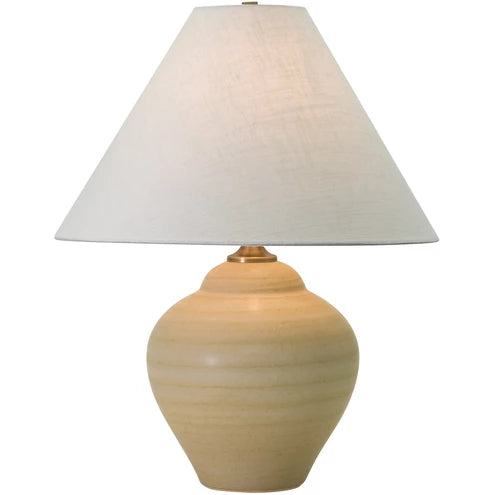 22-inch Scatchard Matte White Table Lamp