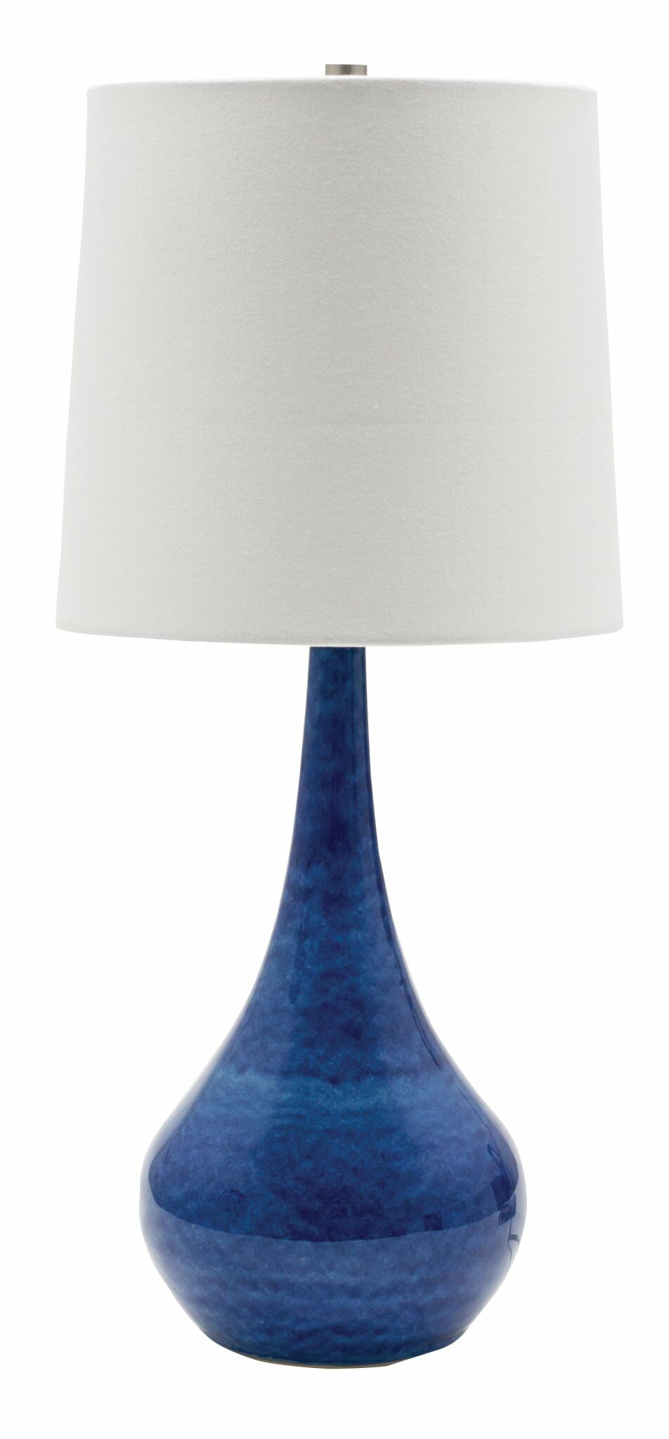 22-inch Scatchard Blue Gloss LED Table Lamp