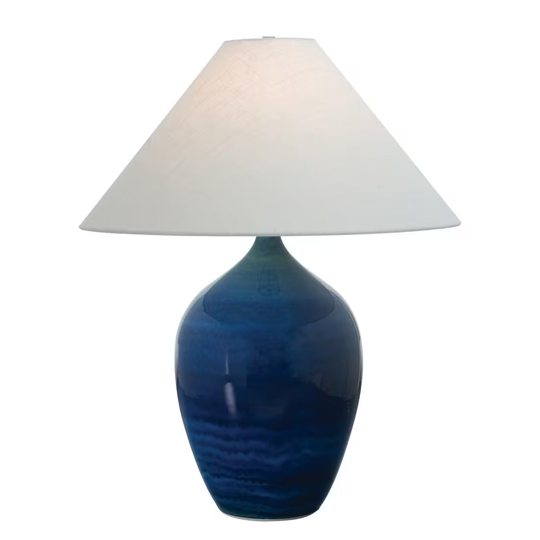 27-inch Scatchard Midnight Blue Table Lamp