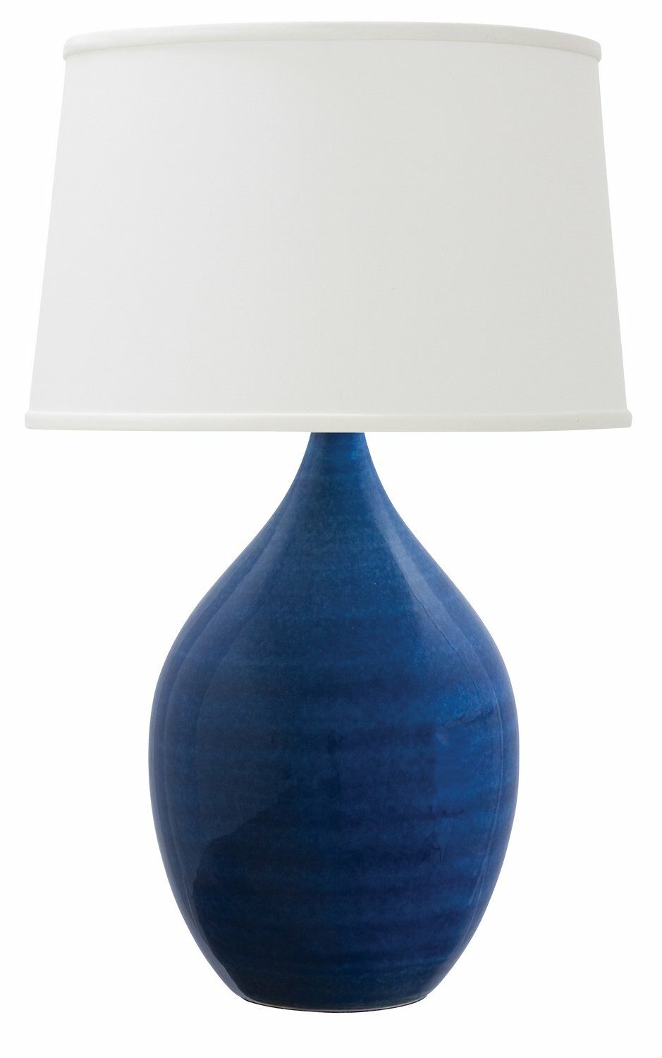 25-inch Scatchard Blue Gloss LED Table Lamp