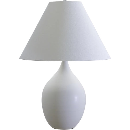 28-inch Scatchard Scored Matte Black Table Lamp