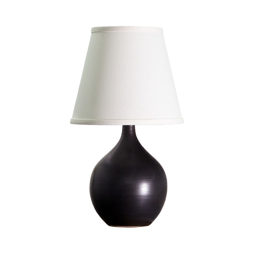 13.5-inch Scatchard Matte Black Accent Table Lamp