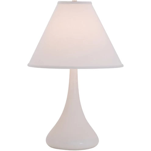23-inch Scatchard Blue Gloss Table Lamp