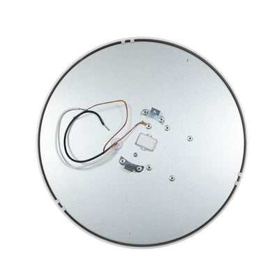 9-inch Brushed Nickel Outdoor Flush Mount Light
