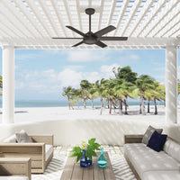 52 inch Jetty Noble Bronze WeatherMax Indoor / Outdoor Ceiling Fan and Wall Control