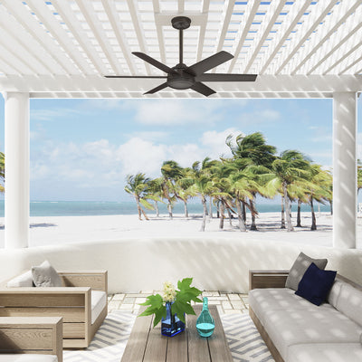 52 inch Jetty Noble Bronze WeatherMax Indoor / Outdoor Ceiling Fan and Wall Control
