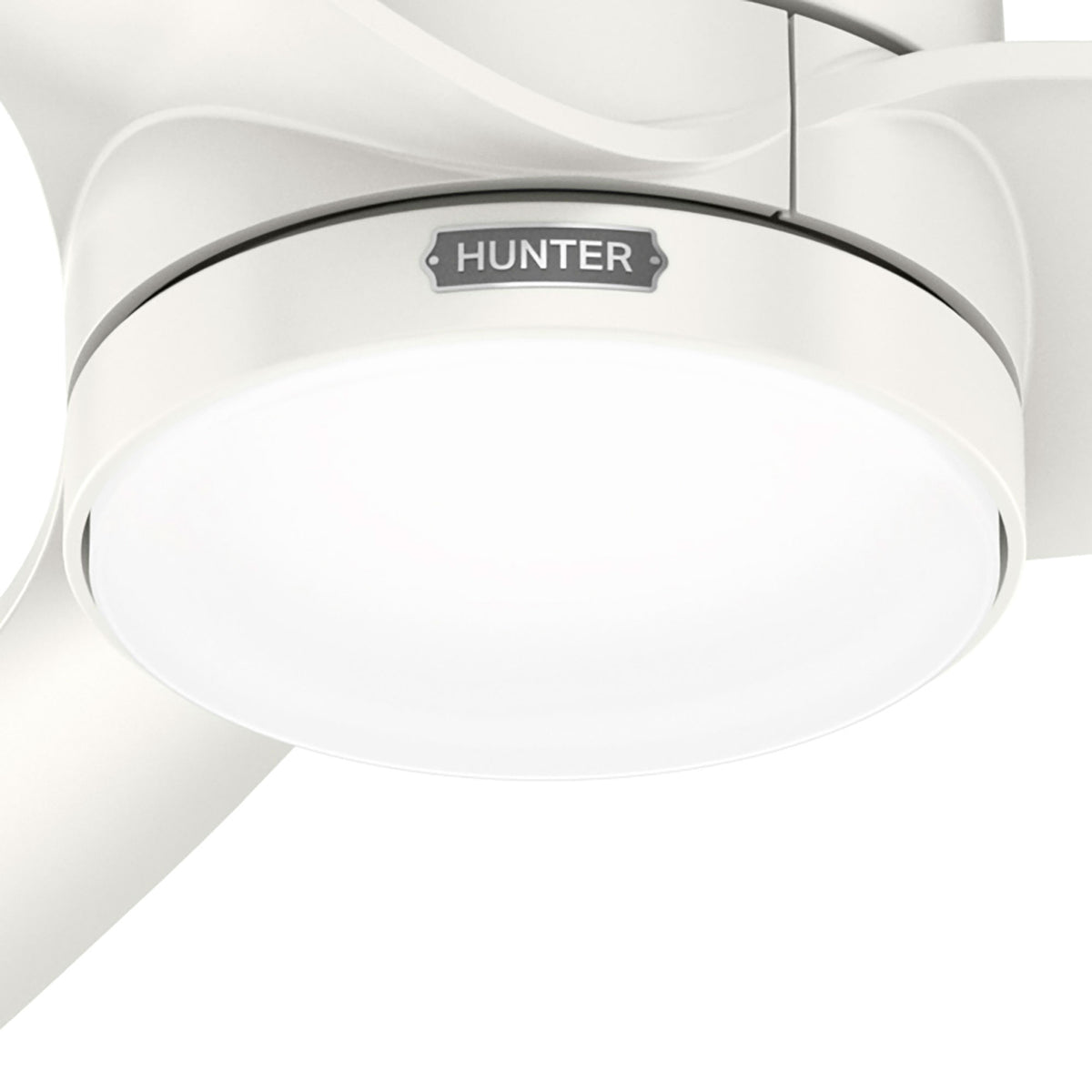 60 inch Bolsa Fresh White Ceiling Fan with LED Light Kit and Handheld Remote