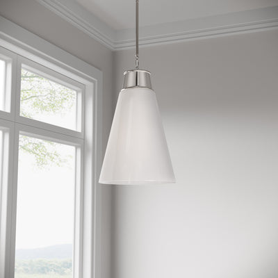 17.5'' Bellaryn Polished Nickel 1 Light Pendant