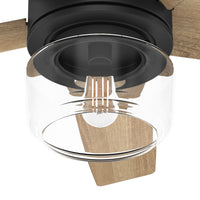 52 inch Margo Matte Black Ceiling Fan with LED Light Kit and Handheld Remote