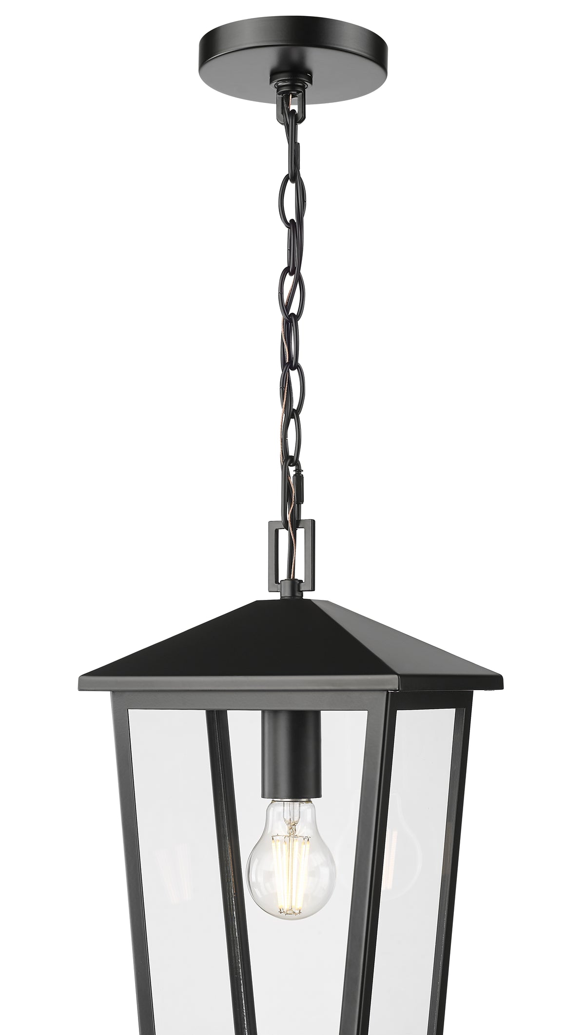 16.5'' Munger Powder Coated Black 1 Light Hanging Pendant