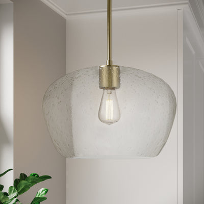 10.5'' Pomari Vintage Brass 1 Light Pendant