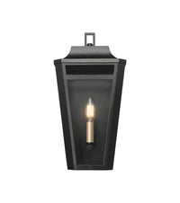 7.5'' Sumerlin Powder Coated Black 1 Light Wall Sconce