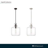 20.2'' Hayloft Brushed Nickel 1 Light Pendant