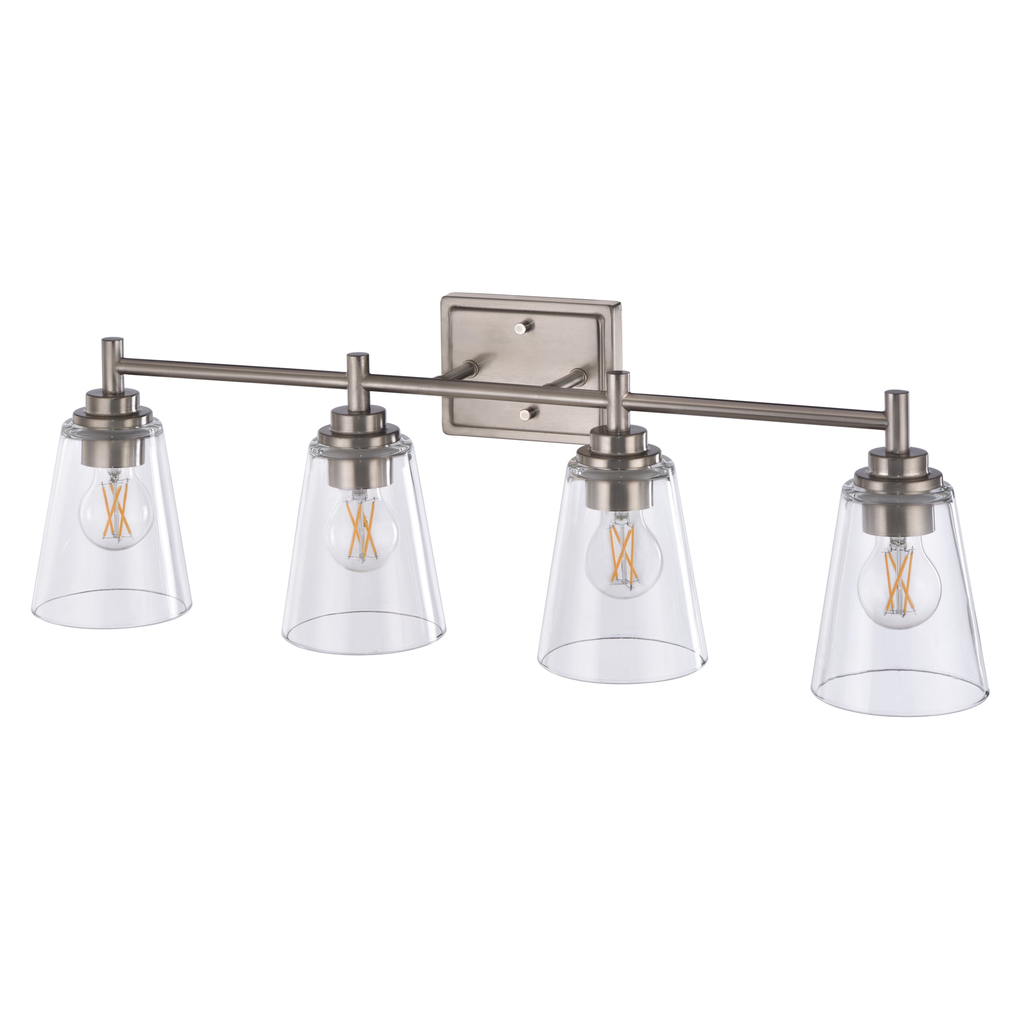 30-inch 4-light Brushed Nickel Vanity Light