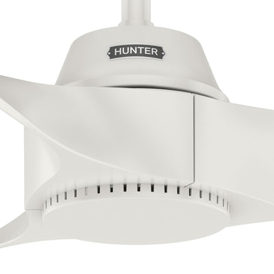 60 inch Mosley ENERGY STAR® Fresh White Damp Rated Ceiling Fan and Wall Control
