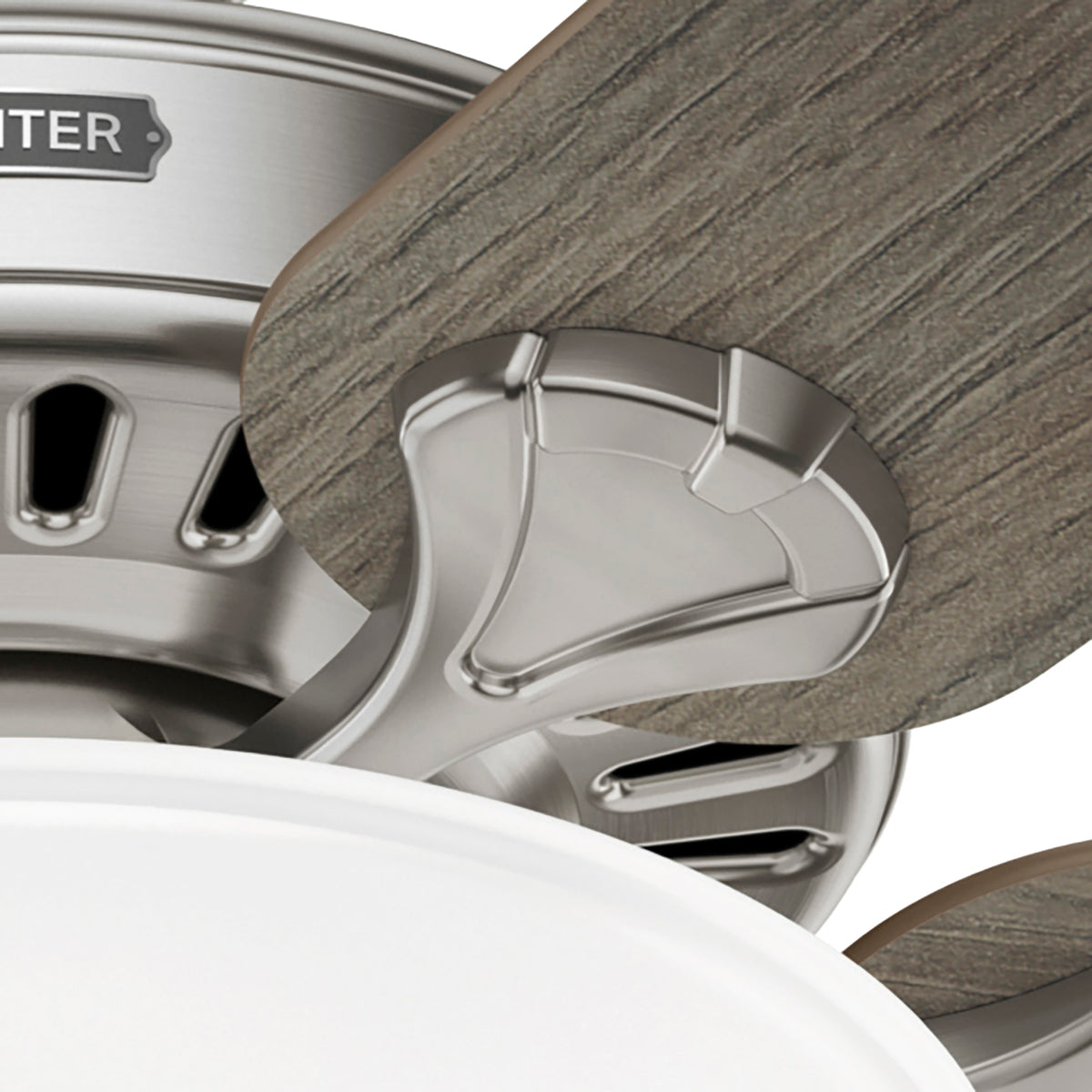 52 inch Pro's Best ENERGY STAR® Brushed Nickel Ceiling Fan with LED Light Kit and Pull Chain