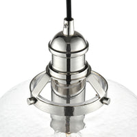 15.75'' Khrisa Polished Nickel 1 Light Pendant