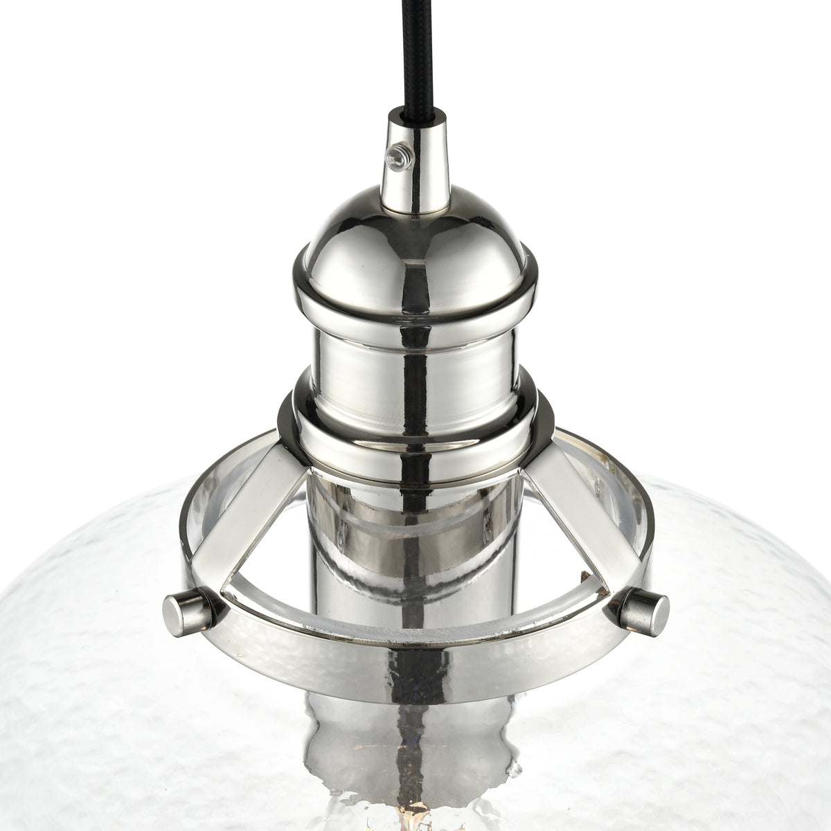 15.75'' Khrisa Polished Nickel 1 Light Pendant