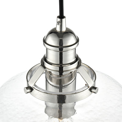 15.75'' Khrisa Polished Nickel 1 Light Pendant