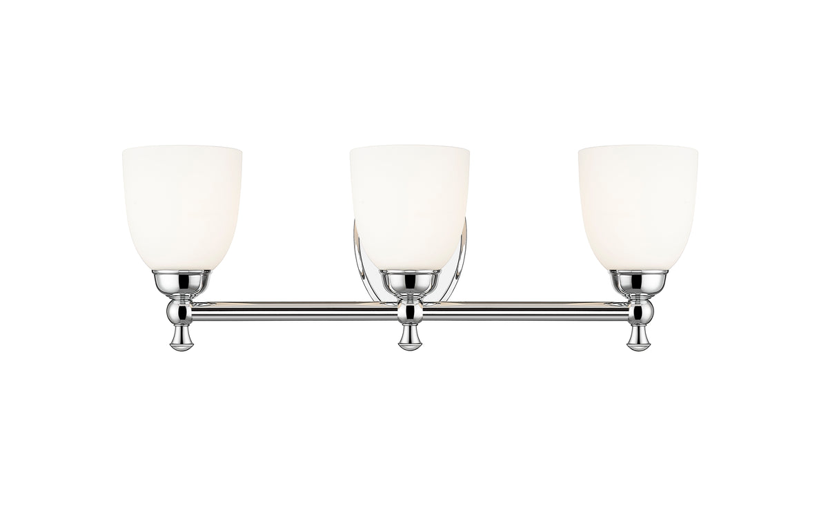 22''  Chrome 3 Light Bath Vanity