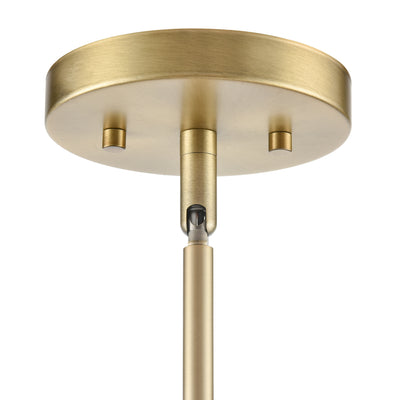 10.25'' Maccan Vintage Brass 8 Light Chandelier