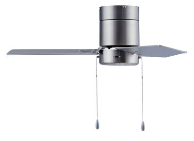 42 Inch Sabio AC Brushed Nickel Indoor Ceiling Fan 3-Blade Reversible