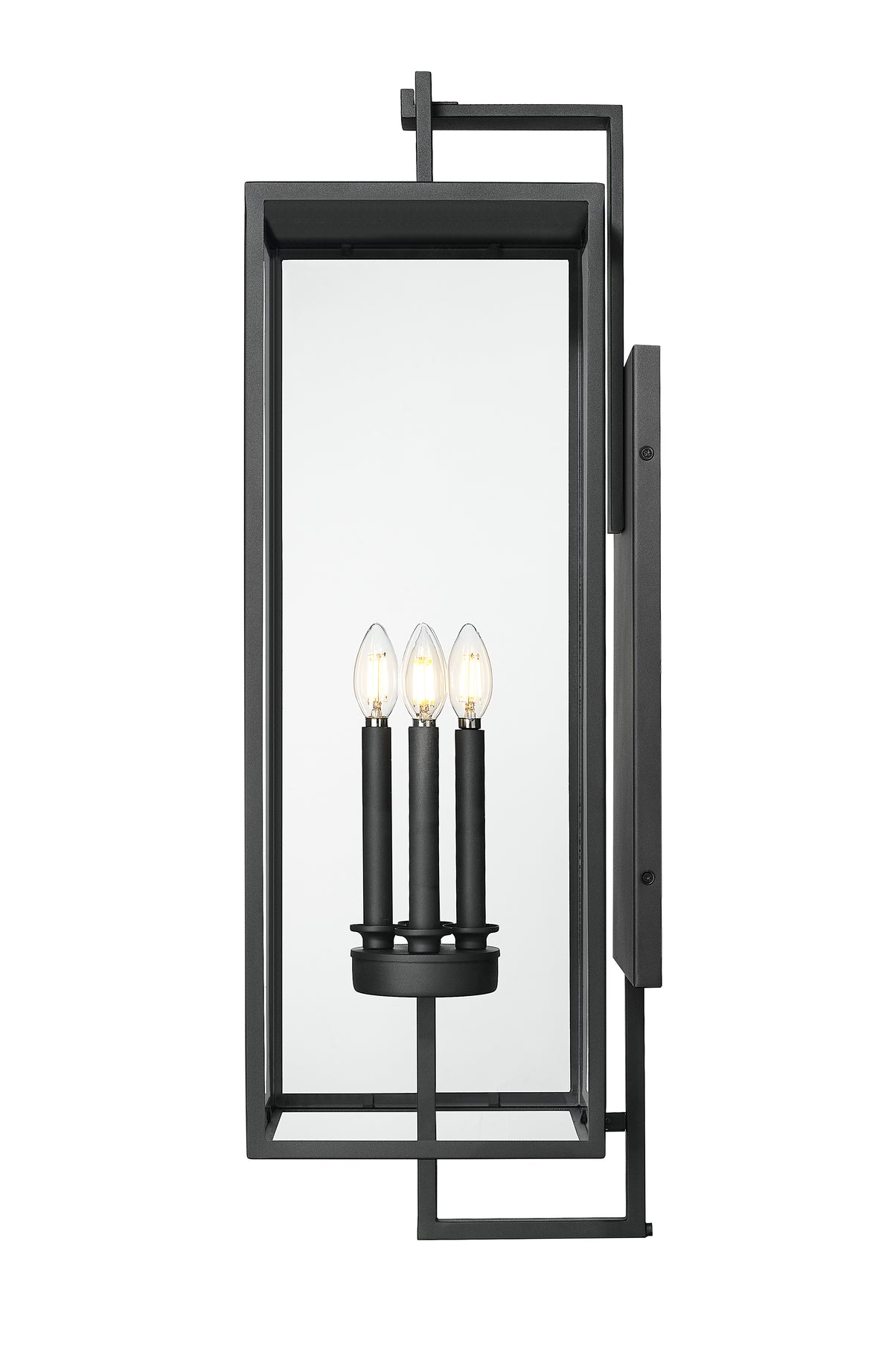 10'' Lamont Textured Black 4 Light Wall Sconce