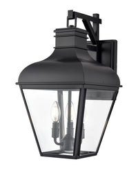 11'' Edenton Matte Black 3 Light Wall Sconce
