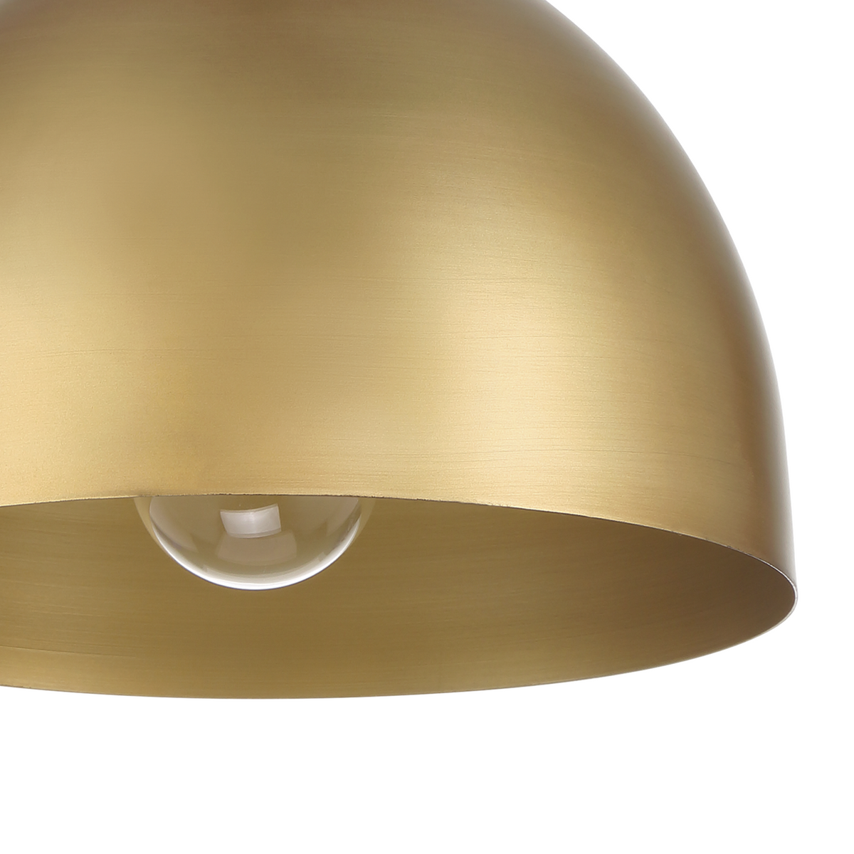 Erling 10-inch 1-light Luxe Gold Flush Mount Ceiling Light with Luxe Gold Metal Shade