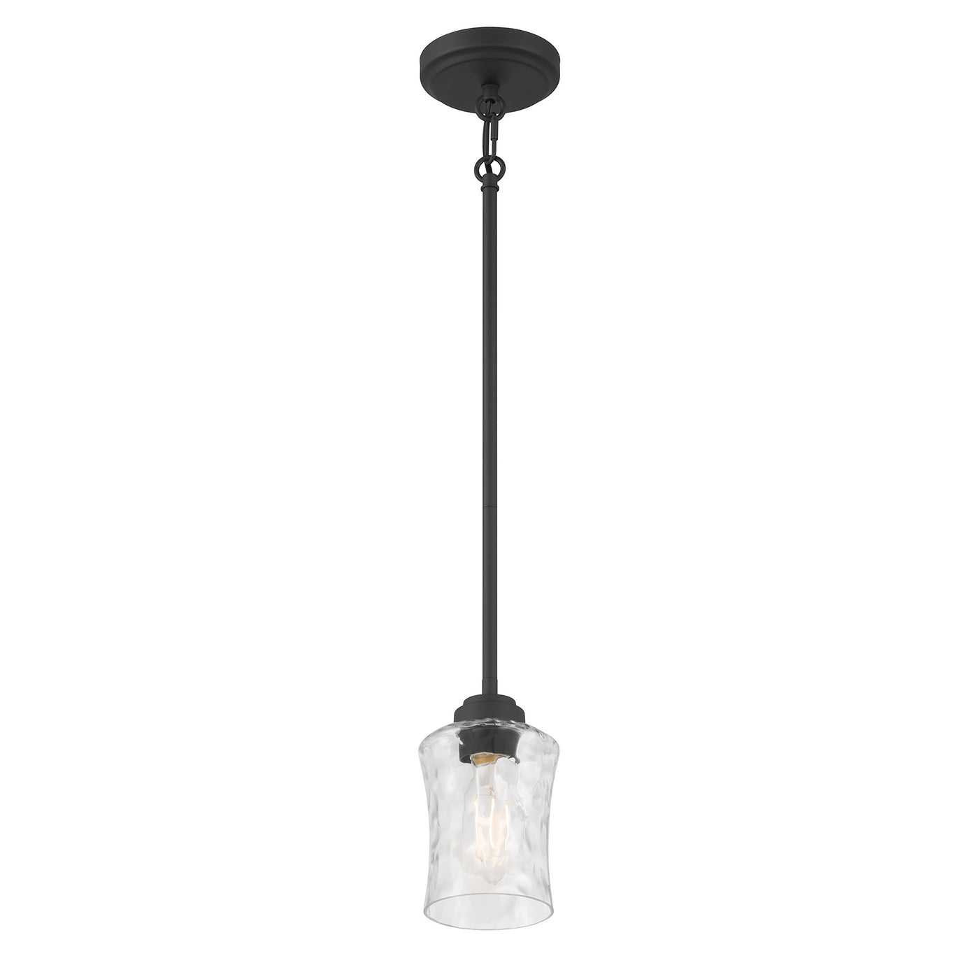 7.75'' Clarvyn Matte Black 1 Light Mini Pendant