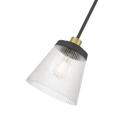 8.75'' Lustria Matte Black 1 Light Mini Pendant
