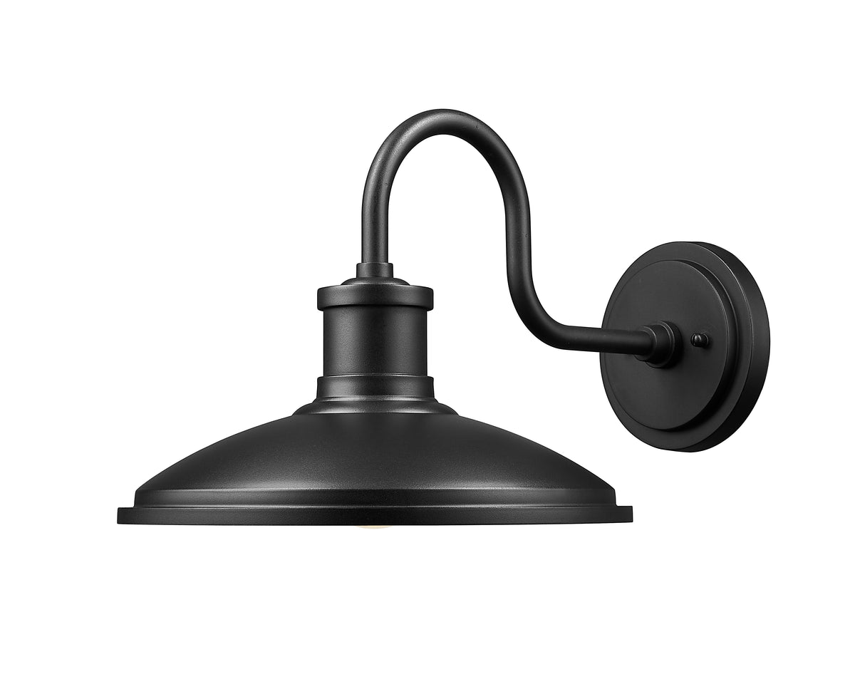 12'' Calhoun Textured Black 1 Light Wall Sconce