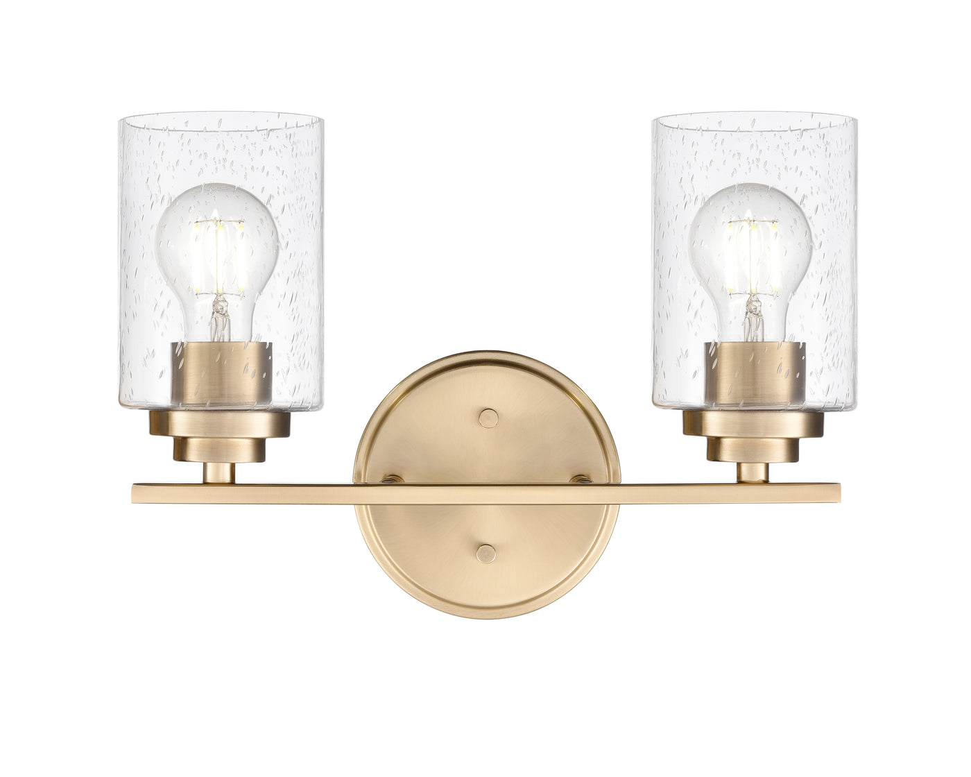 14.25'' Moven Modern Gold 2 Light Bath Vanity
