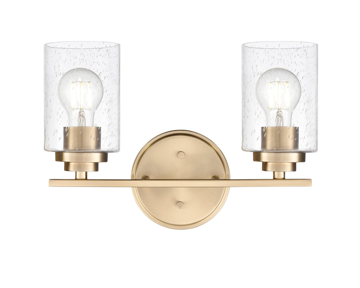 14.25'' Moven Modern Gold 2 Light Bath Vanity