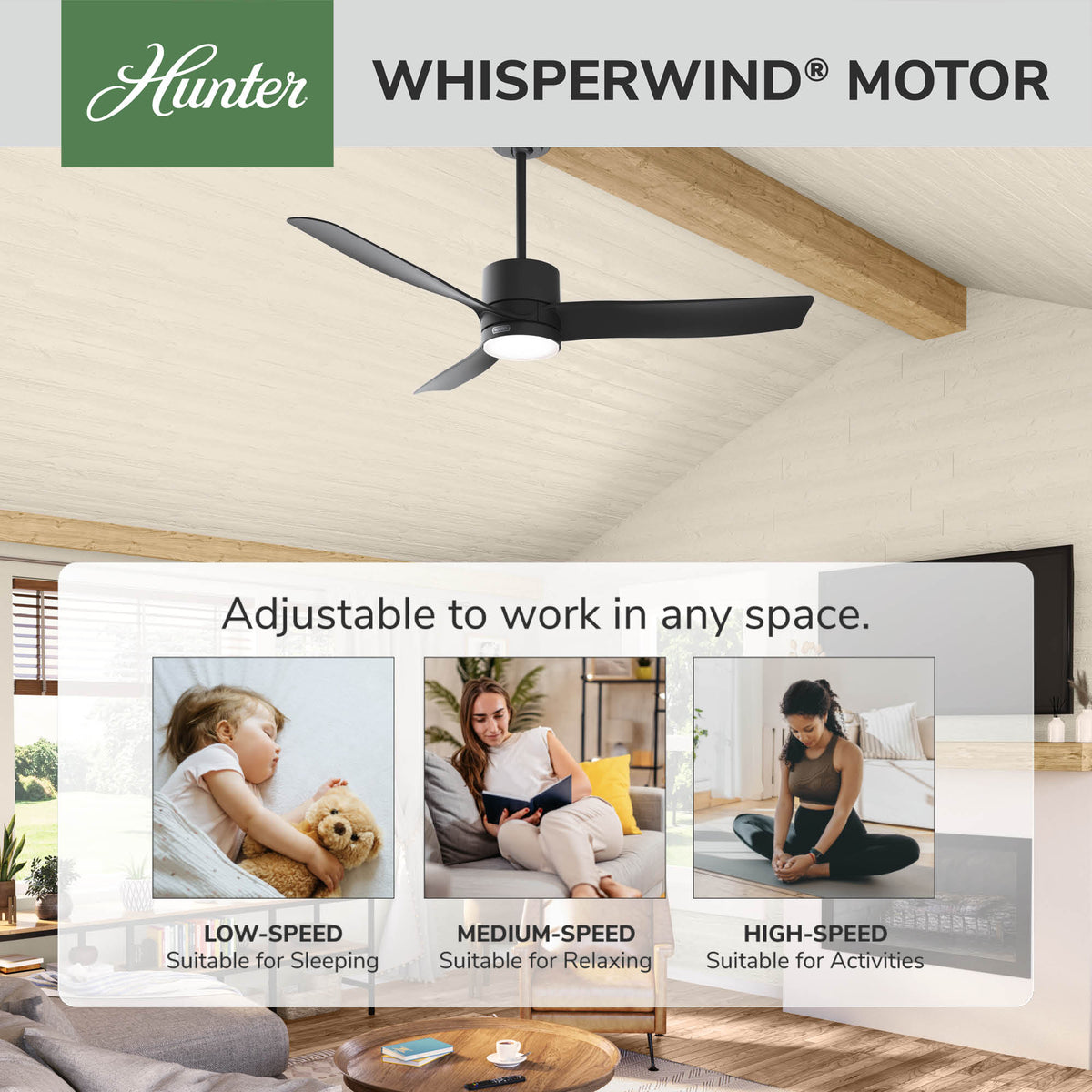 60 inch Bolsa Matte Black Ceiling Fan with LED Light Kit and Handheld Remote