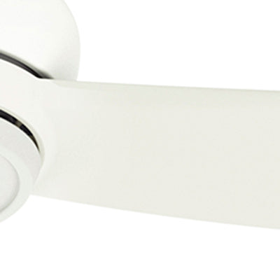 60 inch Mazzini ENERGY STAR® Matte White Damp Rated Ceiling Fan and Handheld Remote