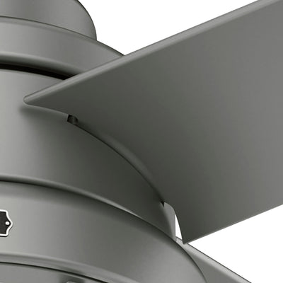 54 inch Searow Matte Silver WeatherMax Indoor / Outdoor Ceiling Fan with LED Light Kit and Wall Control