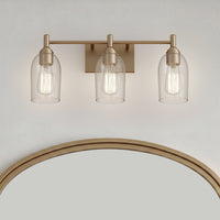 22'' Arlett Modern Gold 3 Light Bath Vanity