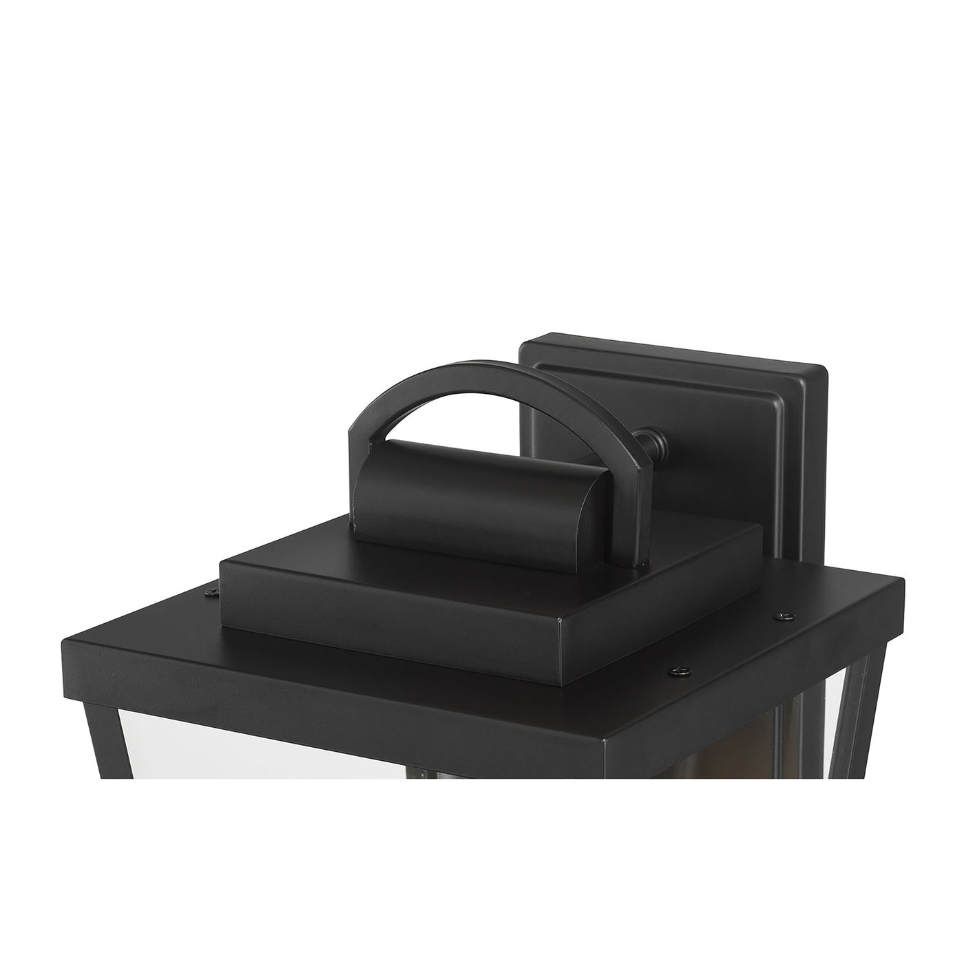 8'' Brenwick Powder Coated Black 1 Light Lantern
