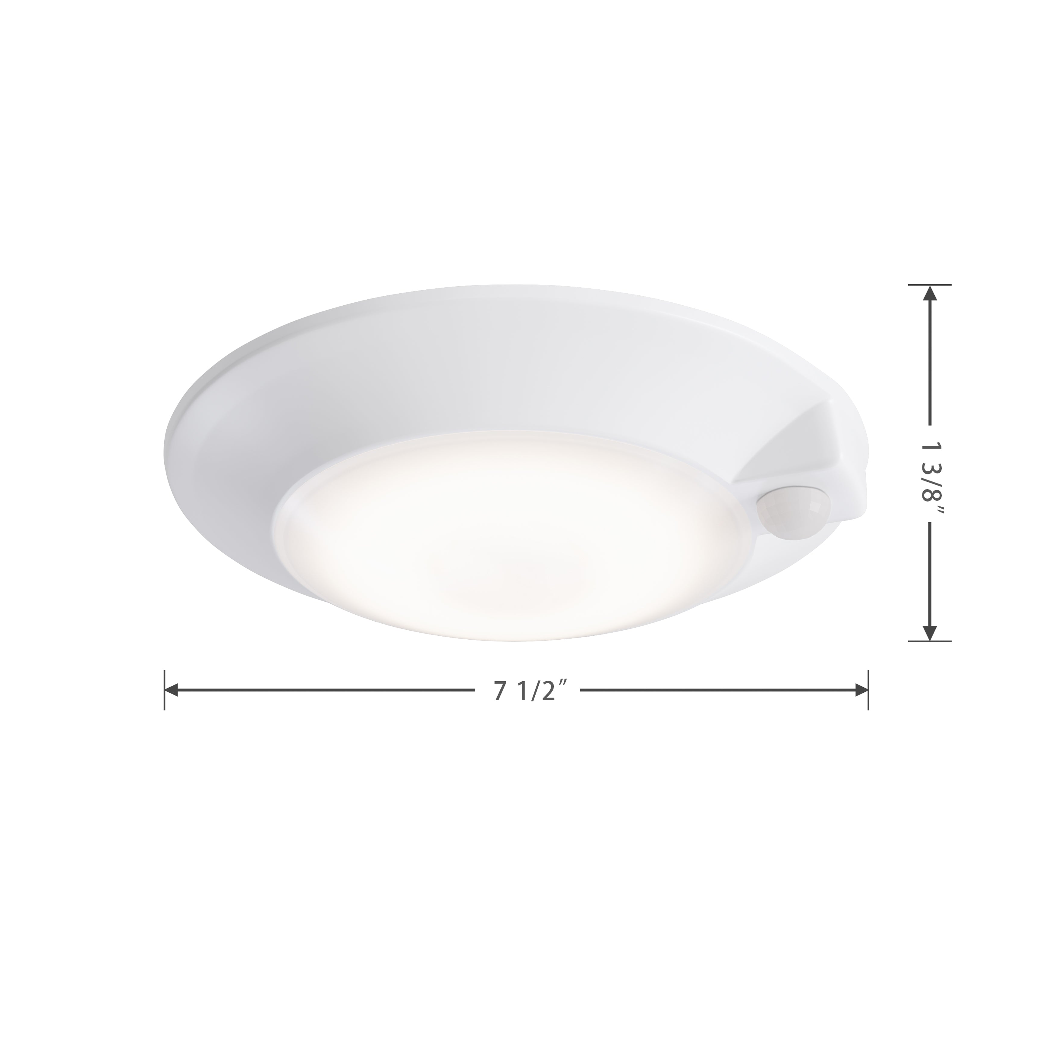 6-inch White Wall Light with 5-CCT Selectable White and 14W Output