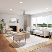 52 inch Malden Dove Grey Ceiling Fan and Handheld Remote
