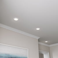 6-inch White Wall Light with 3000K Light