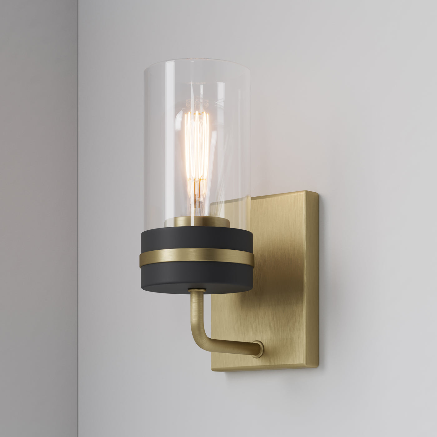4.25'' Marbridge Vintage Brass 1 Light Wall Sconce