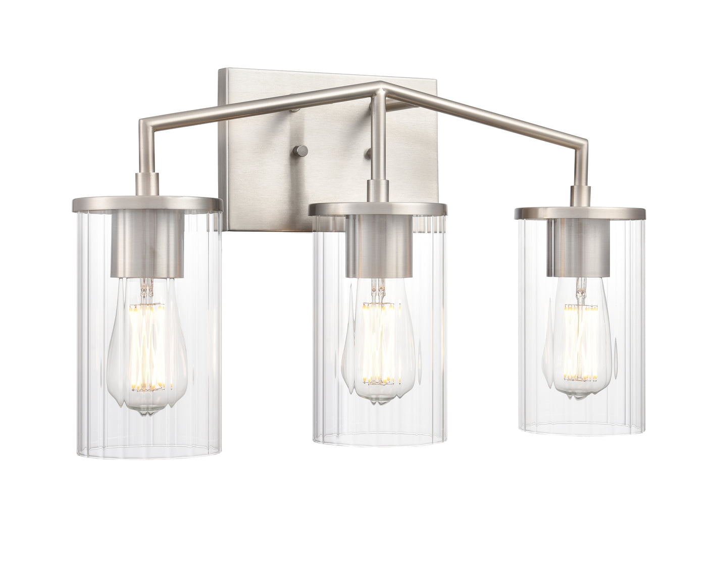 20'' Beverlly Brushed Nickel 3 Light Bath Vanity