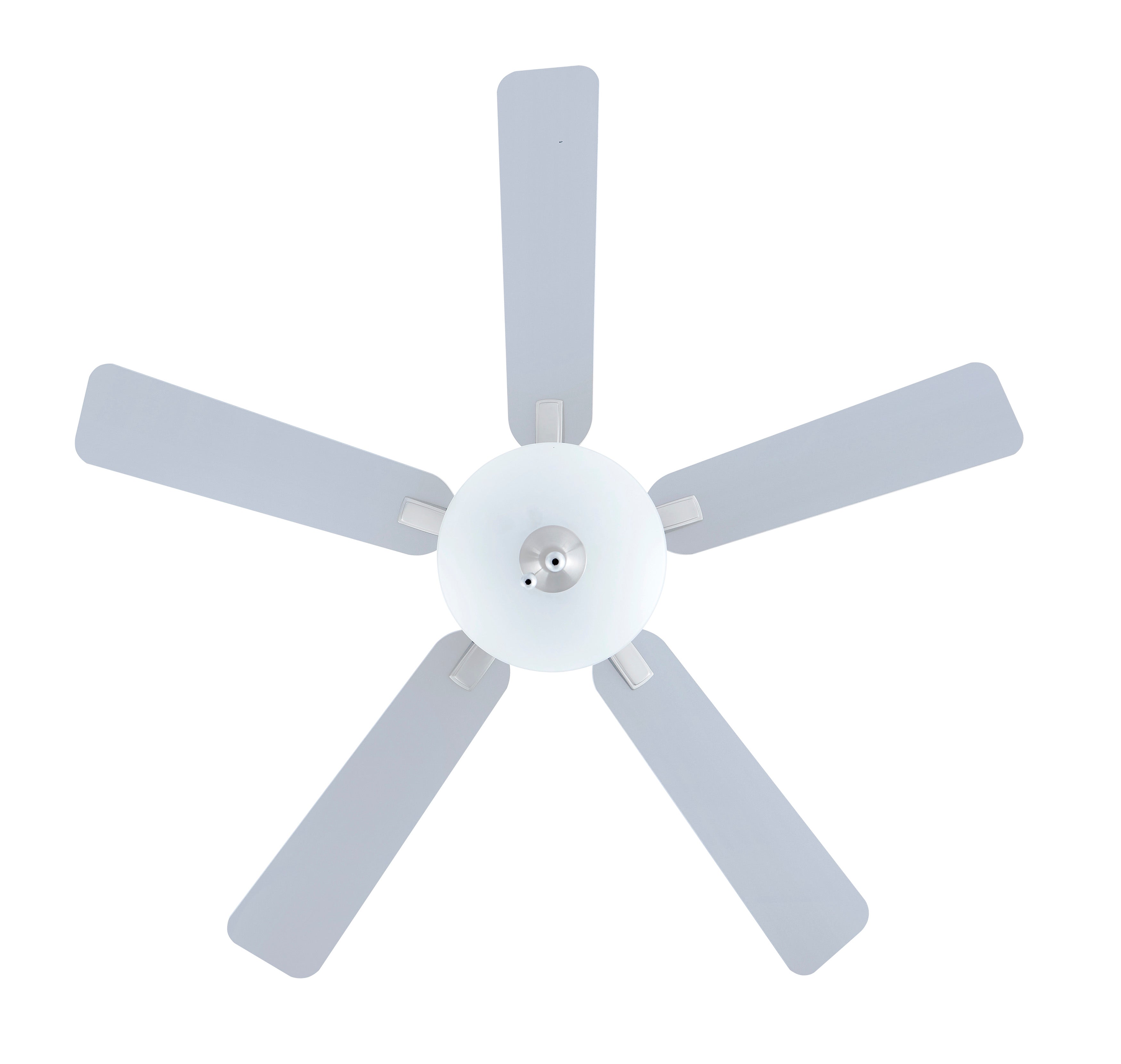 52 Inch Kintrel AC Brushed Nickel Indoor Ceiling Fan 5-Blade 2 Lights Reversible