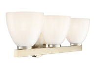24'' Apria Modern Gold 3 Light Bath Vanity