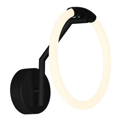 Hoops 10in Black Wall Sconce Integrated LED