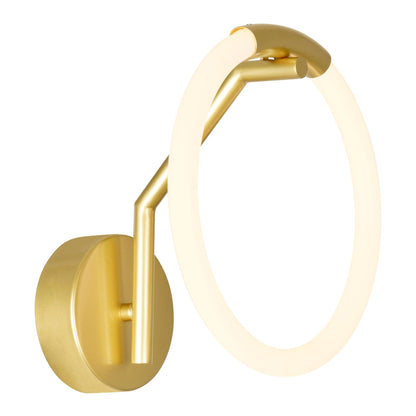 Hoops 10in Gold Wall Sconce Integrated LED